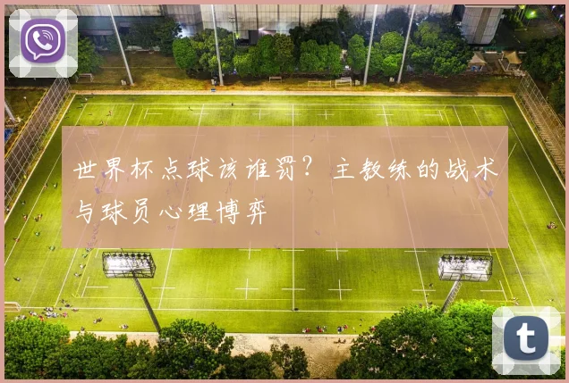 世界杯点球该谁罚？主教练的战术与球员心理博弈