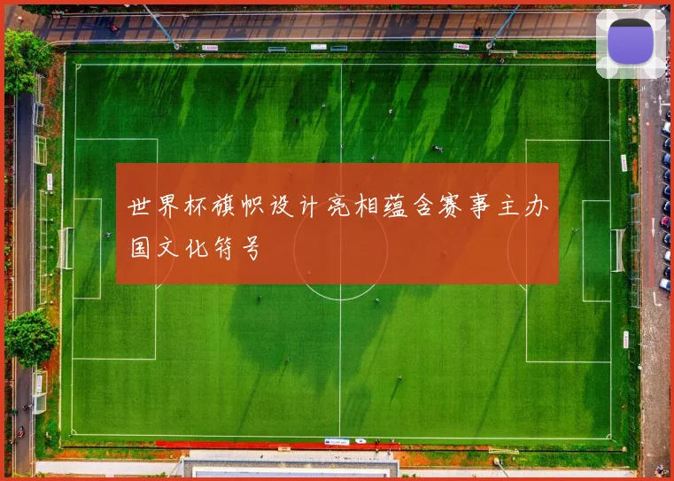 世界杯旗帜设计亮相蕴含赛事主办国文化符号