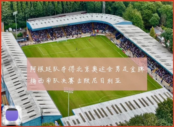 阿根廷队夺得北京奥运会男足金牌梅西率队决赛击败尼日利亚